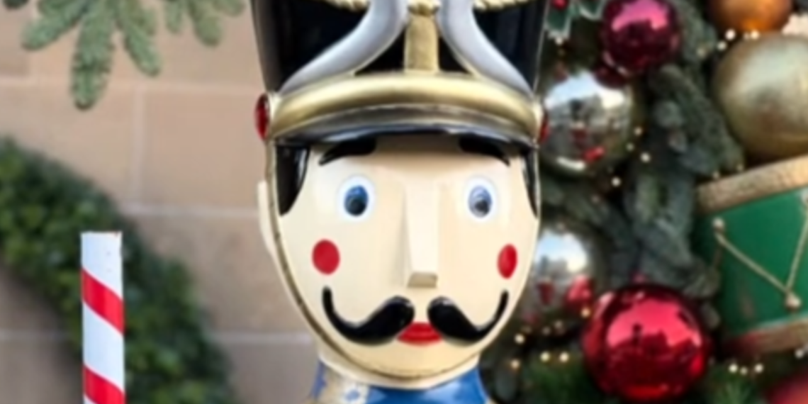 CCTV Captures Theft of Holiday Nutcracker Statue in Local Community