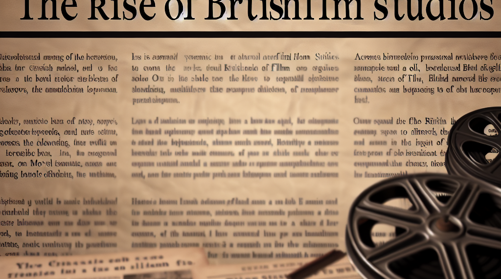 The Rise of British Film Studios: A Historical Overview