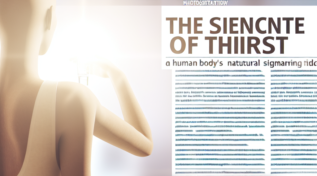 The Science of Thirst: How Our Body Signals the Need for Hydration