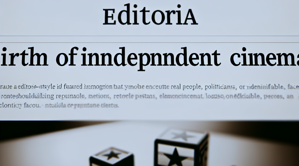 Tracing the Roots: The Birth of Independent Cinema in the U.S.