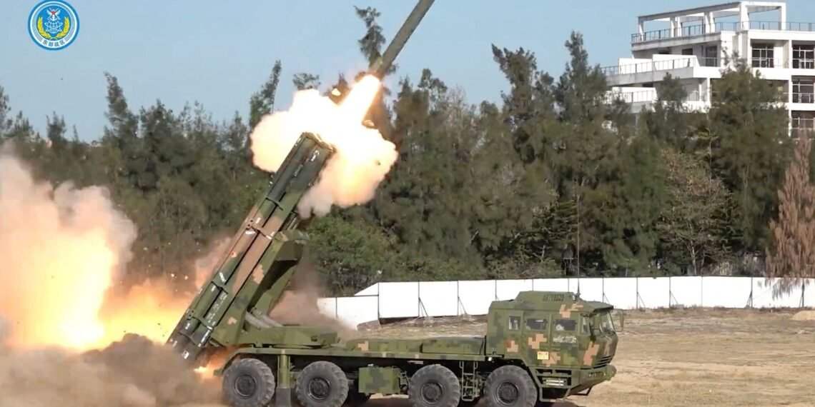 China Conducts Second Day of Military Drills, Launches Rockets Near Taiwan Waters