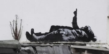 Christmas Mural Unveiled by Banksy in Celebrated Addition to UK Street Art