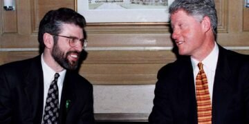 Clinton Advised Against Public Handshake with Gerry Adams, Records Reveal