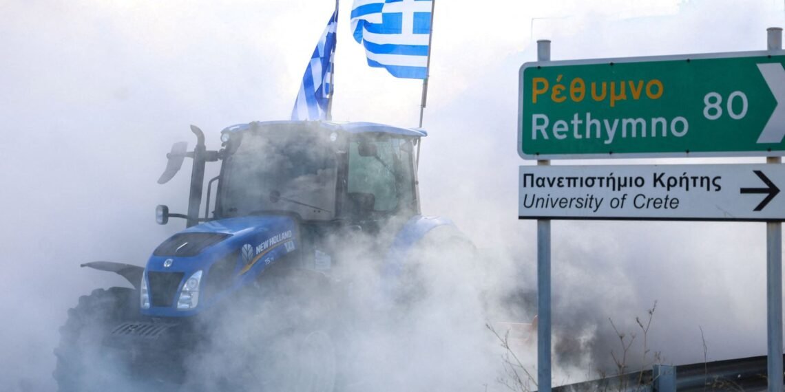 Greek Farmers Cause Shutdown of Crete Airport Amid Ongoing Protests