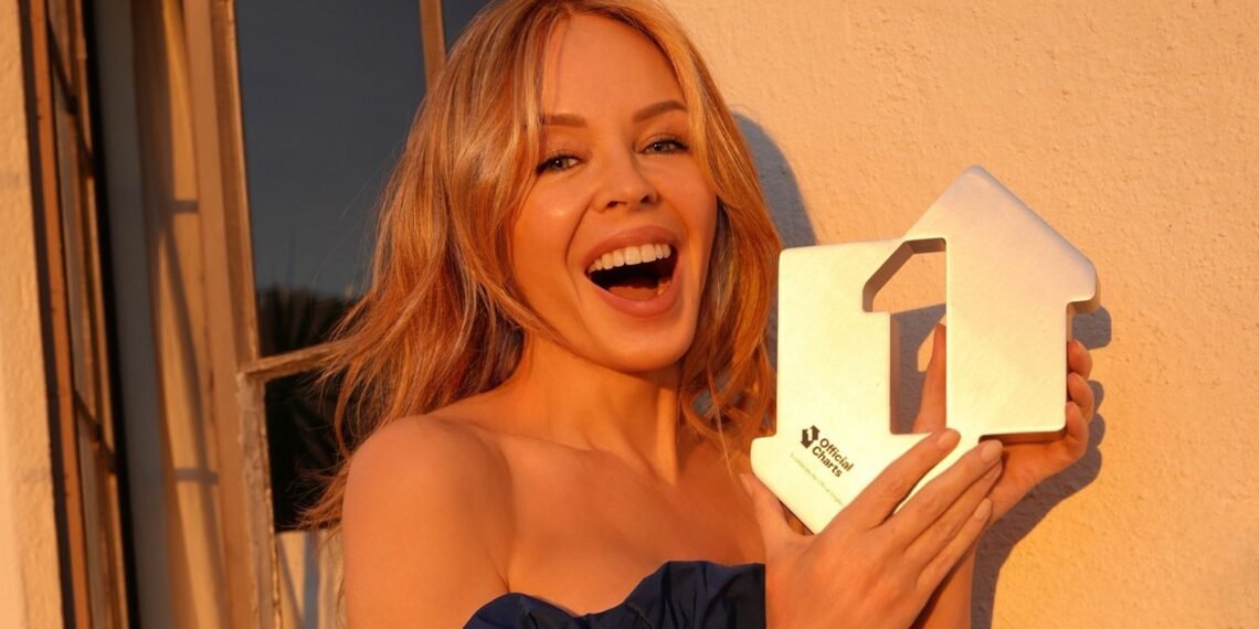 Kylie Minogue Achieves First Christmas Number One in the UK Charts