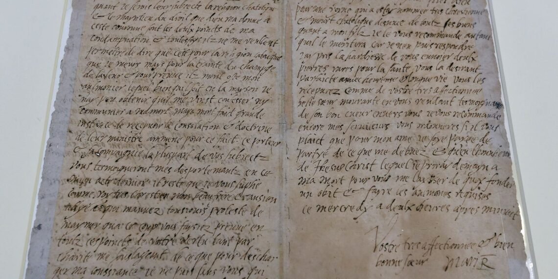 Mary Queen of Scots' Final Letter to Be Displayed in Perth Before Execution