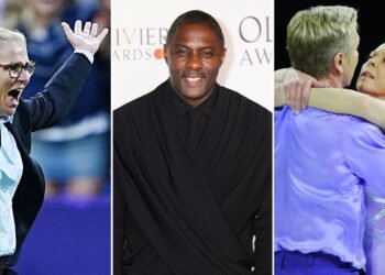New Year Honours: Idris Elba, Torvill and Dean, and Lionesses Awarded