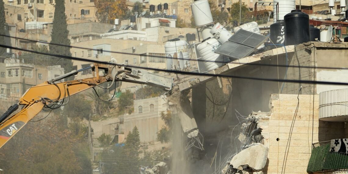 Palestinians Observe Home Demolitions as Israeli Diggers Work in East Jerusalem