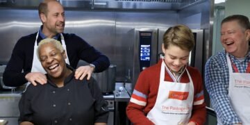 Prince William and Prince George Visit Homelessness Project, Honouring Diana