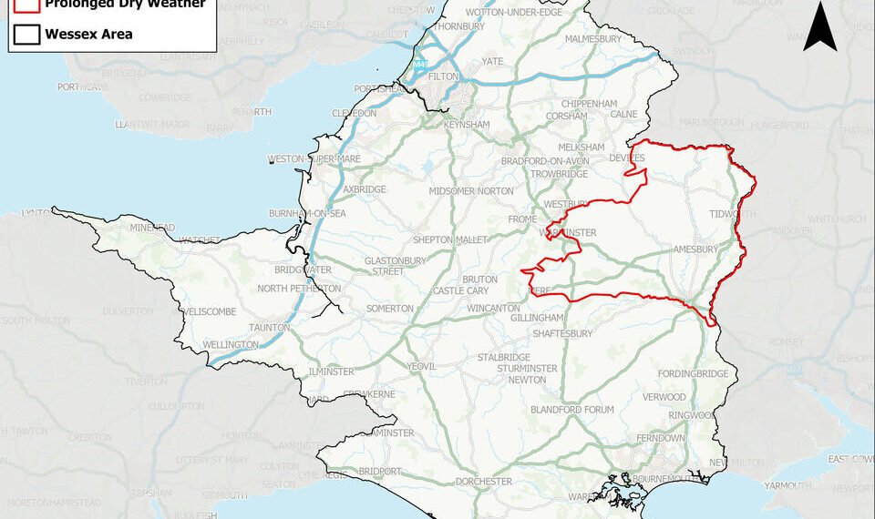 Rainfall Aids West Country in Recovery from Recent Extended Dry Spell