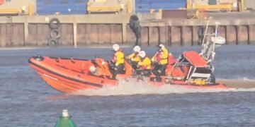 Search Efforts Continue for Two People in Water off Devon Beach