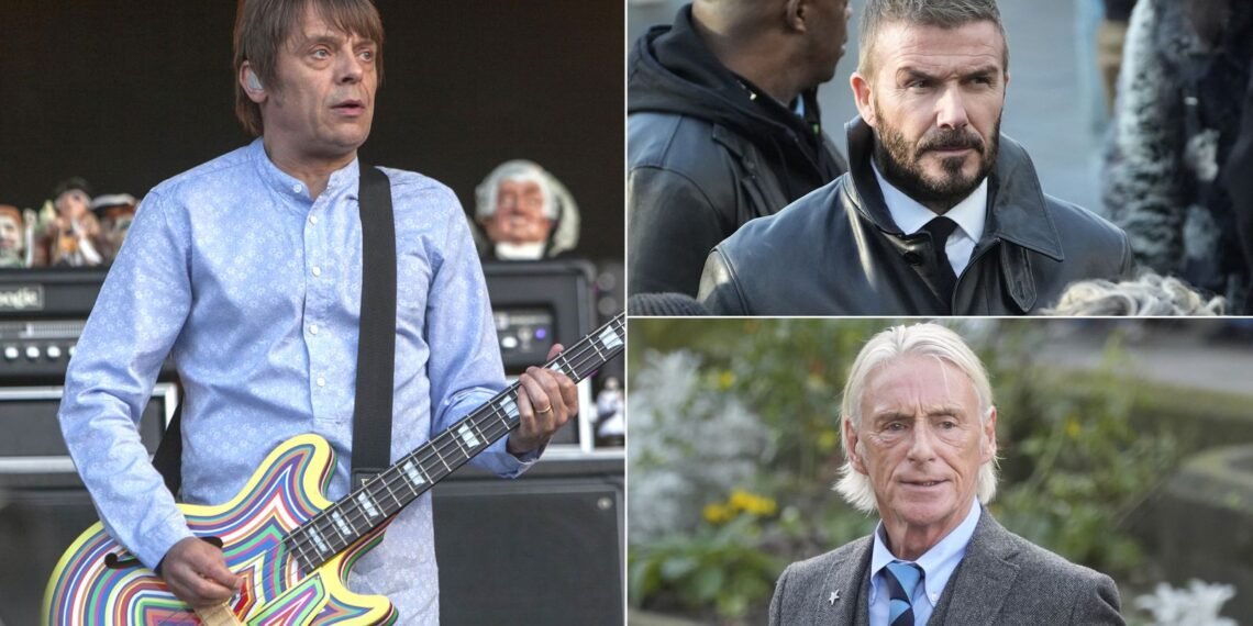 Stars and Fans Pay Tribute as Liam Gallagher, Paul Weller, and David Beckham Attend Gary Mounfield's Funeral