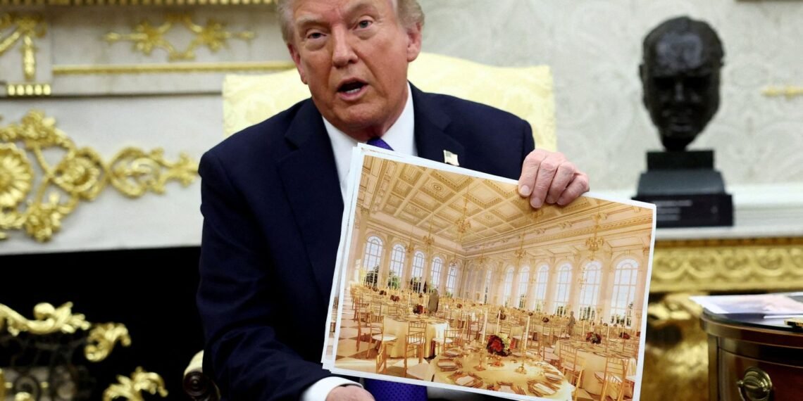 Trump Faces Lawsuit from Preservation Group Over $300m White House Ballroom