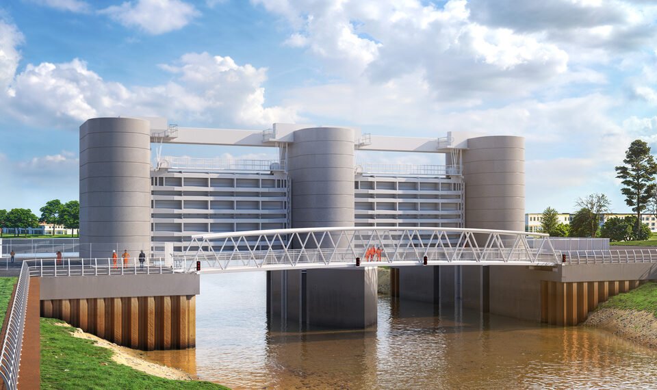 Bridgwater Tidal Barrier Scheme Unveils Enhanced Design for Improved Efficiency