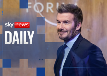 David Beckham and Donald Trump Attend Key Discussions at Davos Forum