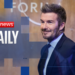 David Beckham and Donald Trump Attend Key Discussions at Davos Forum
