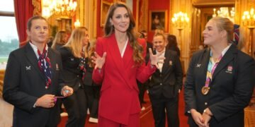 England's Women's Rugby Squad Attends Kate's Reception After Bus Breakdown