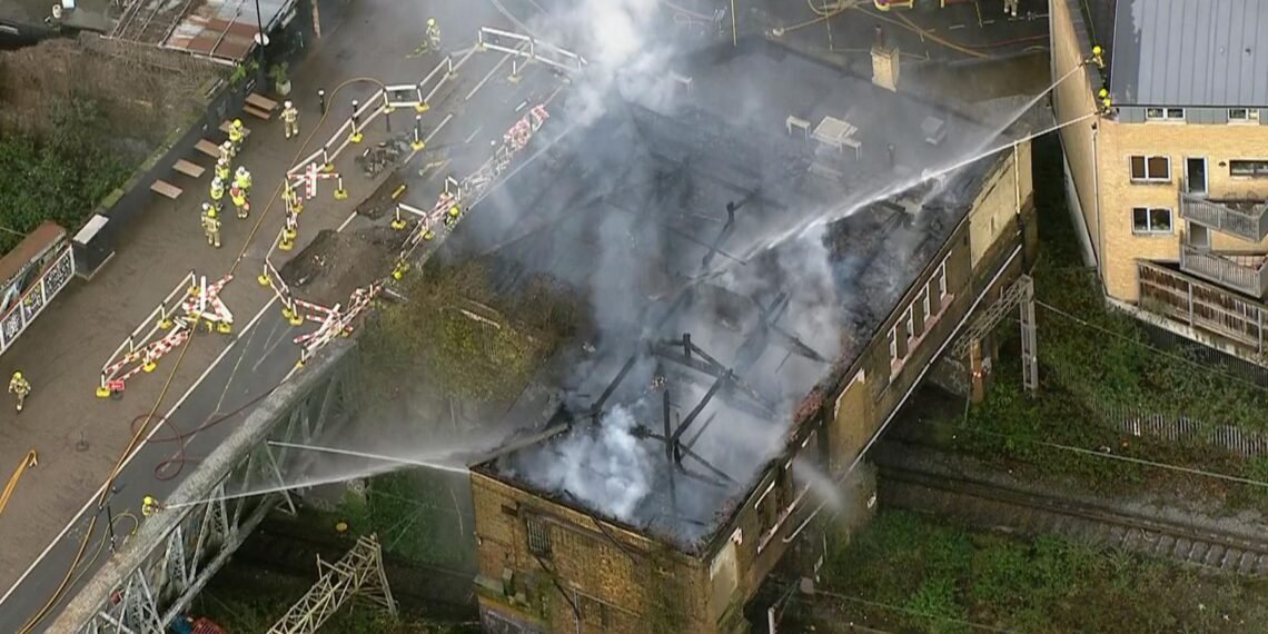 Fire Near Camden Rail Tracks Causes Ongoing Travel Disruptions Across UK