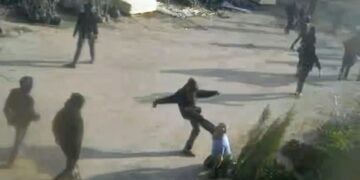 Footage Emerges of Israeli Settlers Assaulting Palestinian Man in West Bank