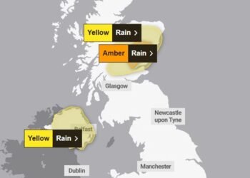 Heavy Rain Prompts Flood Warnings and Building Damage in Parts of UK
