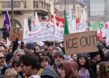 Hundreds Rally in Milan Against ICE Involvement in Winter Olympics