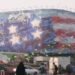 Iran Unveils Mural Signalling Warning Against US Military Action