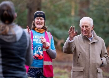 King Surprises Joggers at Cancer Charity Parkrun in UK Appearance