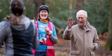 King Surprises Joggers at Cancer Charity Parkrun in UK Appearance