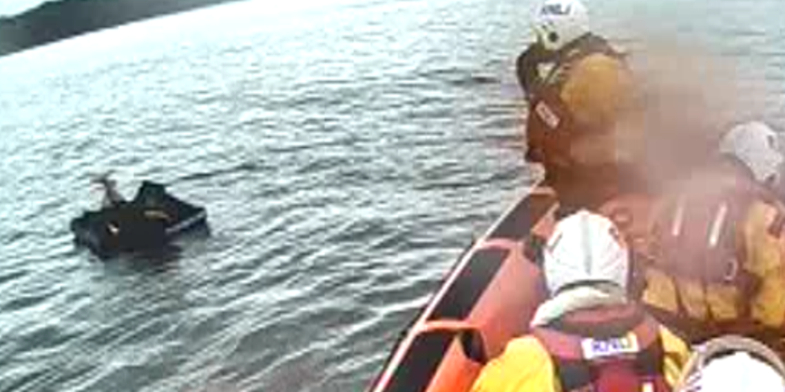 Lifeboat Crews Rescue Man Stranded on Inflatable Mattress Near Edinburgh