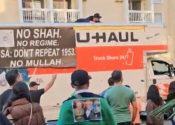 One Injured, Suspect Arrested After Truck Incident at Iran Protest in LA