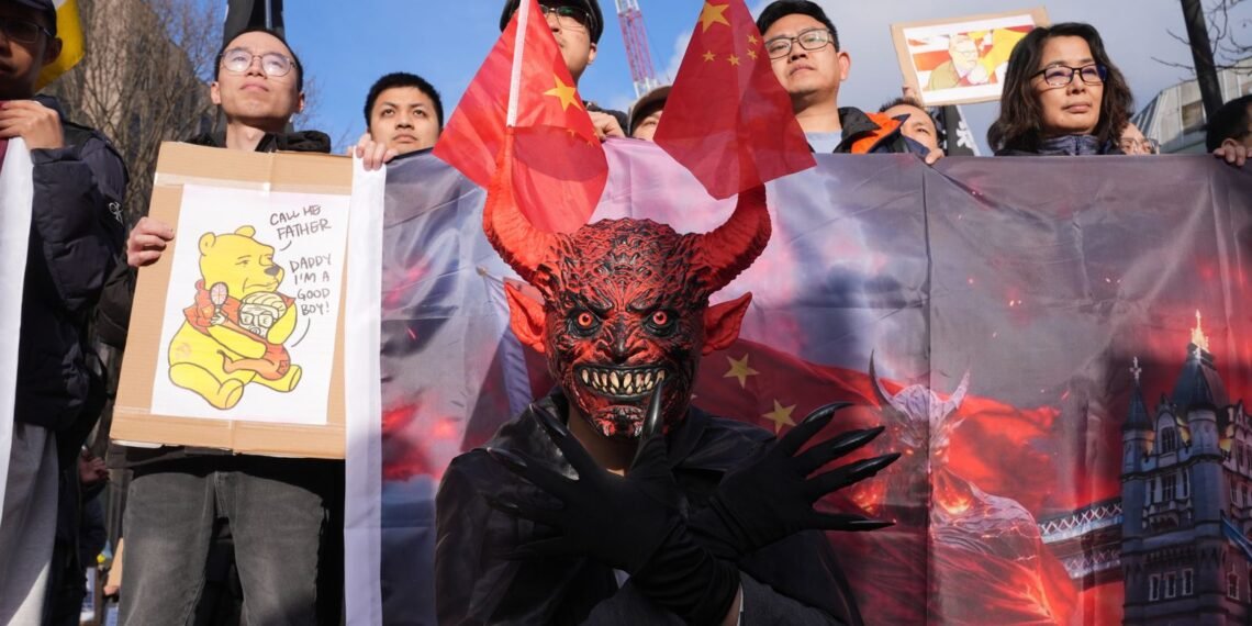 Protesters Rally in London Against Planned Chinese 'Mega Embassy' Development
