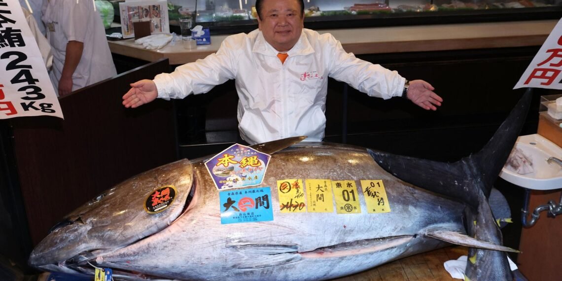 Record £2.4m Bluefin Tuna Sold at Japan Auction, Setting New Market Benchmark