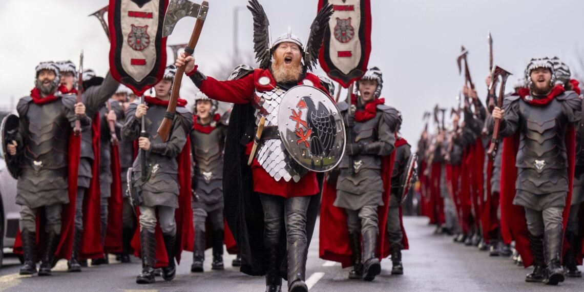 Shetland Celebrates Up Helly Aa Fire Festival as Crowds Join Festivities