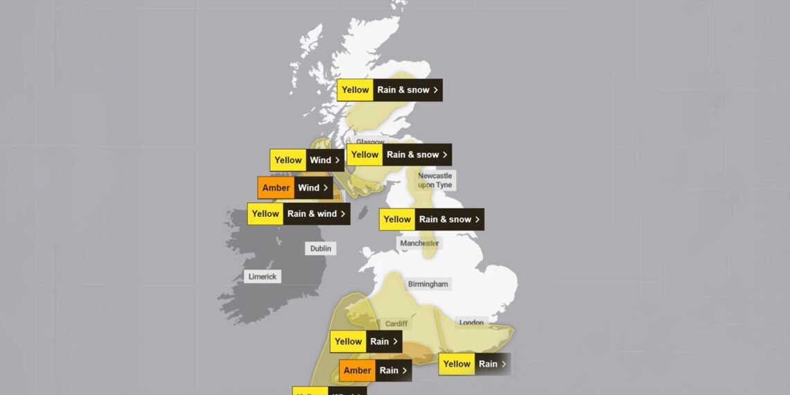 Storm Chandra Set to Bring Snow, Strong Winds and Heavy Rain to the UK