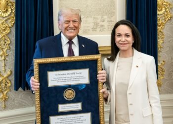 Venezuelan Leader Machado Presents Trump with Nobel Medal in Strategic Move