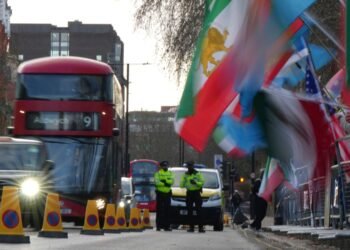 Violent Clashes at Iranian Embassy in London Leave Four People Hospitalised