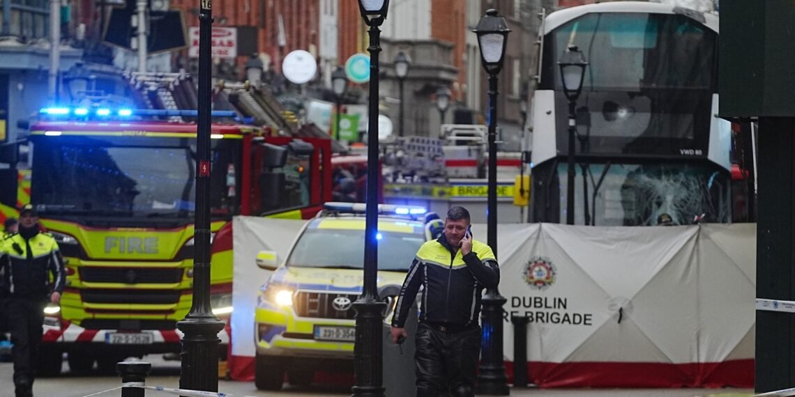 Dublin Bus Collision: One Fatality and Three Injuries Reported