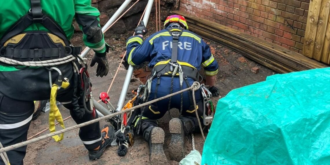 Man Rescued from Well in Cheadle High Street: Emergency Services Respond
