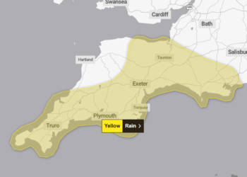 Rain Alerts Issued for Southwest England, Raising Flood Concerns in Affected Areas