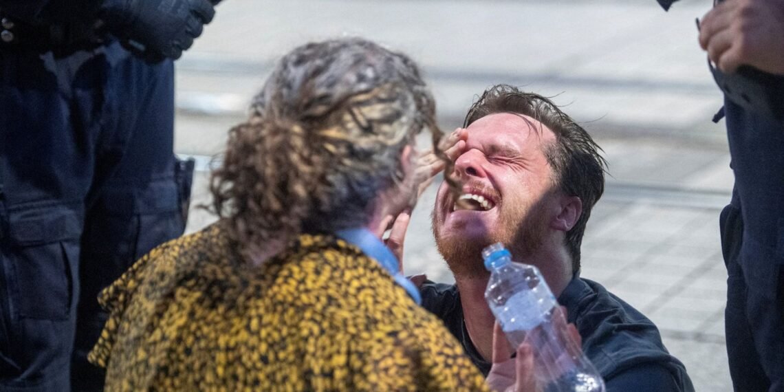Tear Gas and Pepper Spray Deployed Amid Protests Against Israeli President in Australia