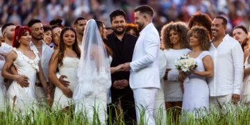 Wedding Ceremony During Bad Bunny's Super Bowl Half-Time Show Captivates Viewers